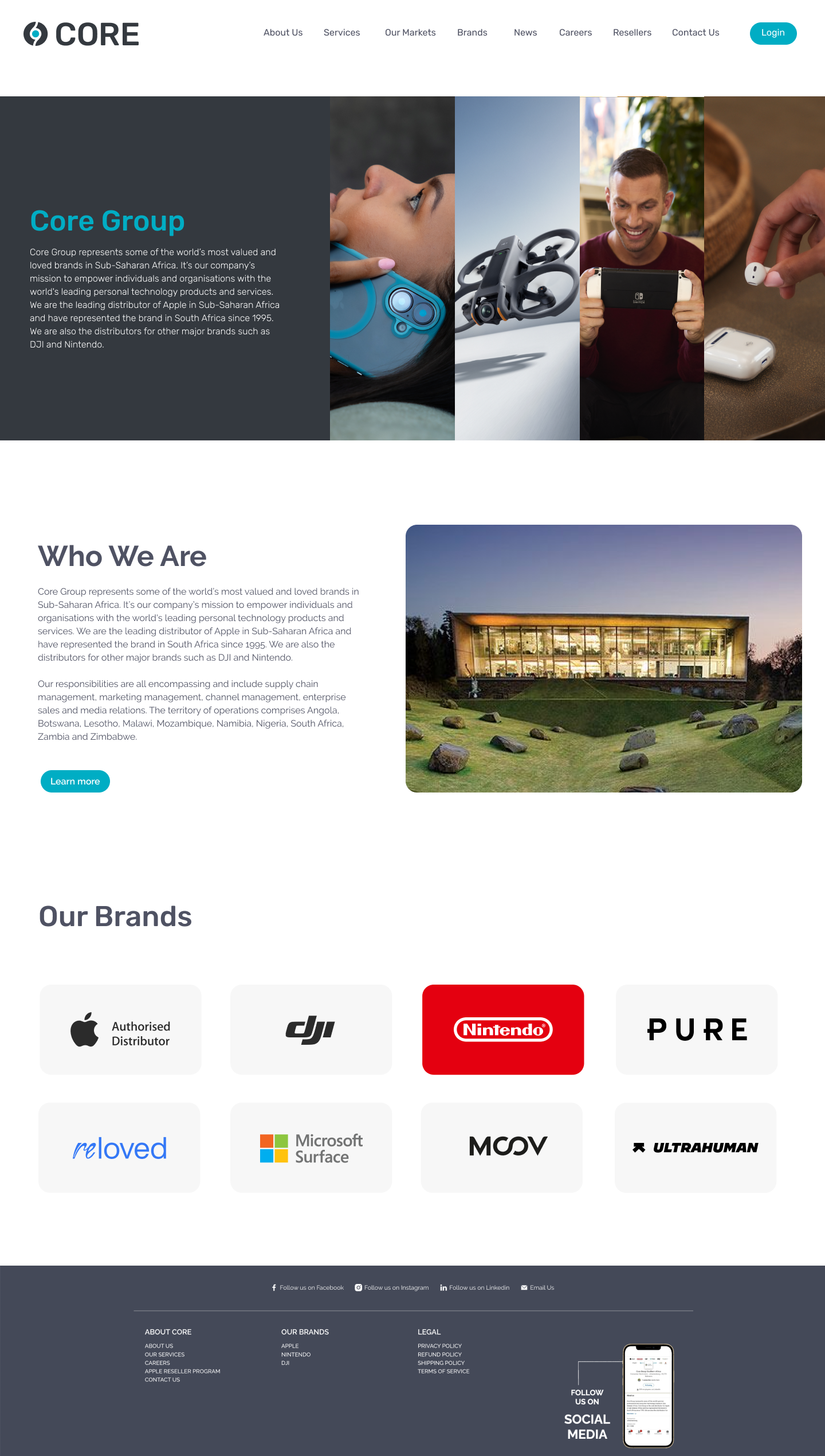 Core Group Homepage